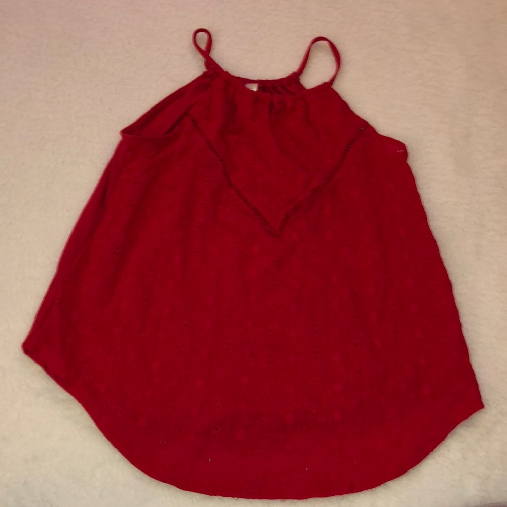 SUPER cute red tank top